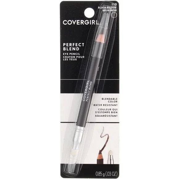 CoverGirl Perfect Blend‎ Eyeliner, Black Brown 110, Water Resistant, 0.03 oz
