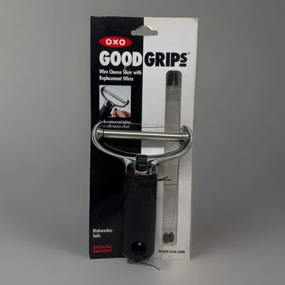*NEW* OXO Good Grips Wire Cheese Slicer with 2 Replacement Wires Stainless Steel