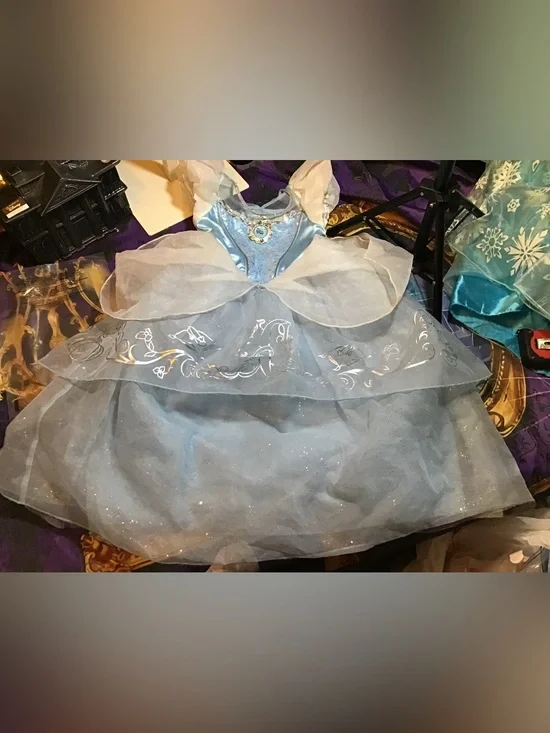 Disney parks classic cinderella costume dress girls size 5/6