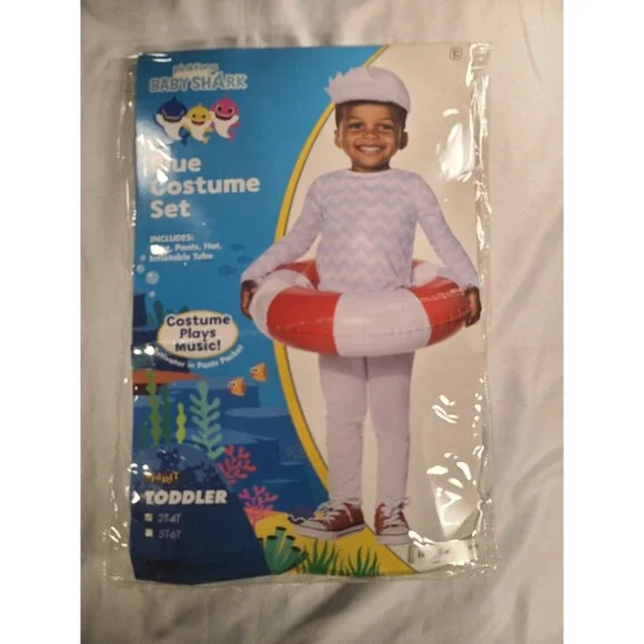 Halloween Costume! Baby Shark - Blue, Size: Toddler (2T-4T) *New* 19-05-CWD-SP1