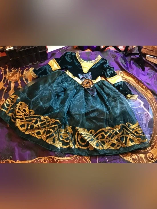 Disney parks brave Merida girls costume size 3 -Preowned