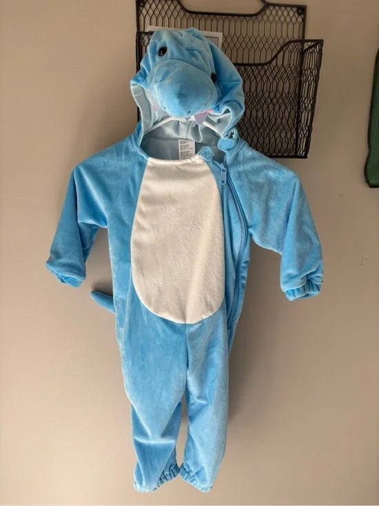 Baby Shark Costume Hooded One-Piece Toddler 18/24 Month