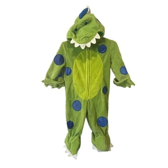 Mini Wear Green Dragon Halloween Costume Front Zipper Toddler 6-9  Months