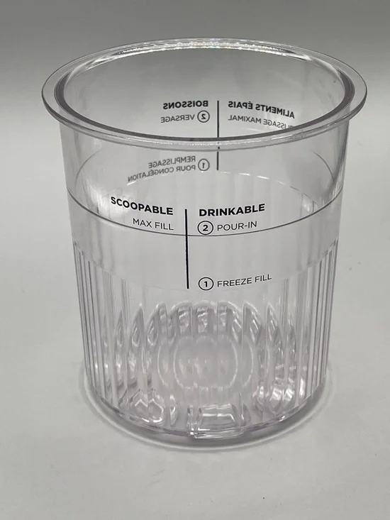 24oz Ninja CREAMi Deluxe Ice cream pint container NEW ( no lid)