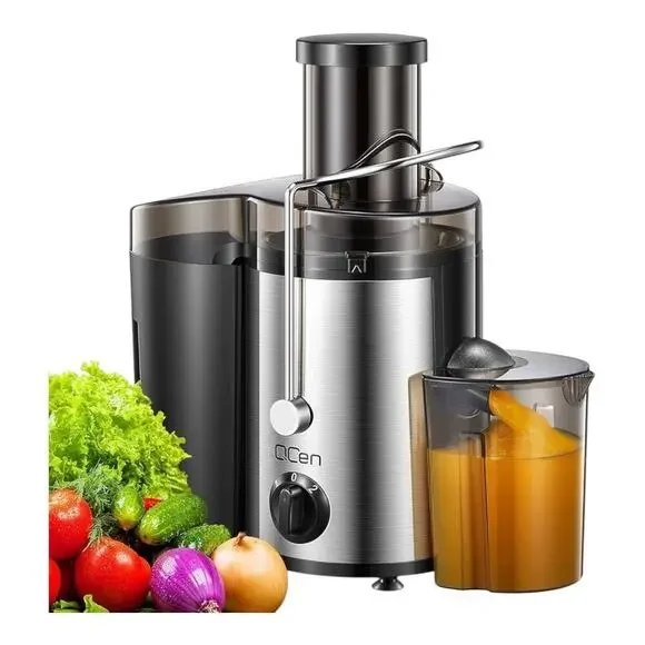 Qcen 500W Juicer Machine Black and Electric Citrus Juicer Squeezer Bund‎