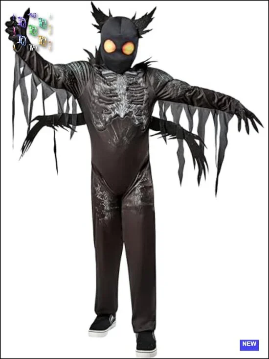 Scary Halloween Costume Jumpsuit with Mask and Gloves