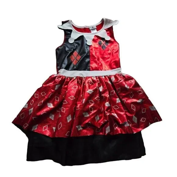 Harley Quinn costume dress L 10/12