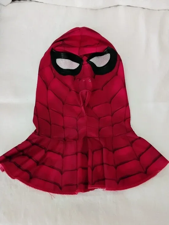 Marvel Avengers End Game Red Spider-Man Hooded Mask for Kids