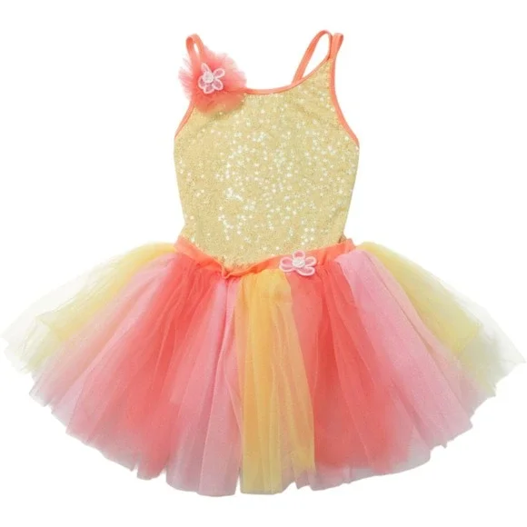 Revolution Dancewear Here Comes the Sun Sequin Tutu Costume Girls MC