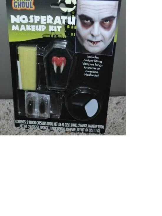 Vampire Nosferatu Halloween Costume Accessory Makeup Adult Teen 14+