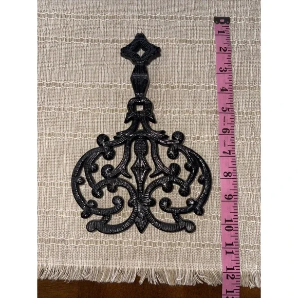 Iron Table Trivet‎ with Handle VTG