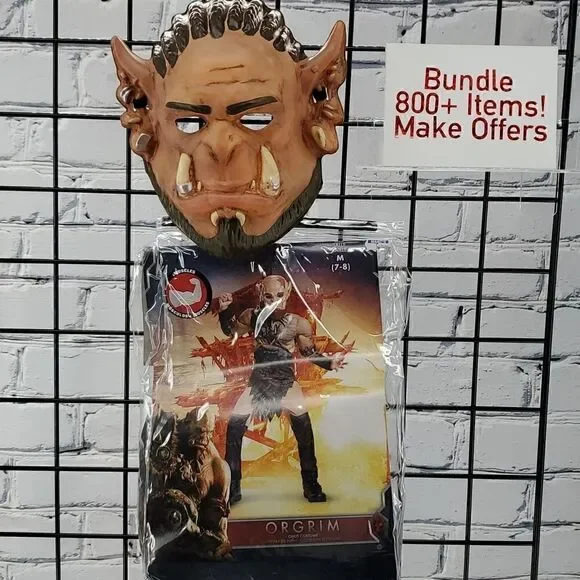 Halloween Costume Orgrim War craft Size M 7-8