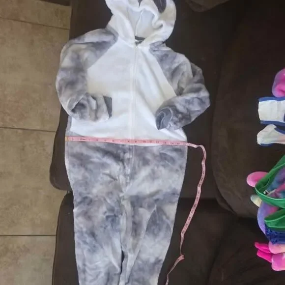 Childrens one piece panda Halloween costume  size 6/7 new