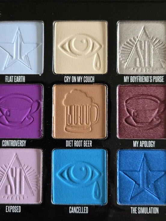 Jeffree Star x Shane Dawson Mini Controversy Eyeshadow Palette. Brand New w Box