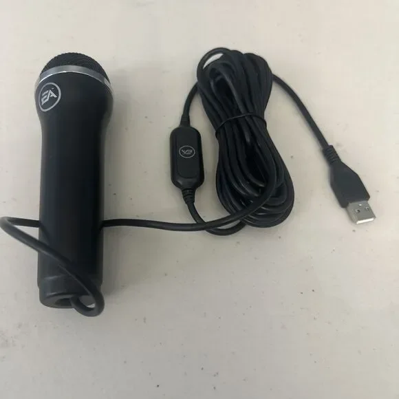 EA Logitech USB Microphone Guitar Hero E-UR20 for Gaming Systems Wii PS3 XBOX