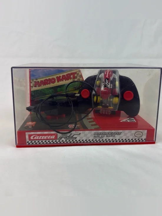 Carrera Red and Black Mario Kart Mini RC with Controller