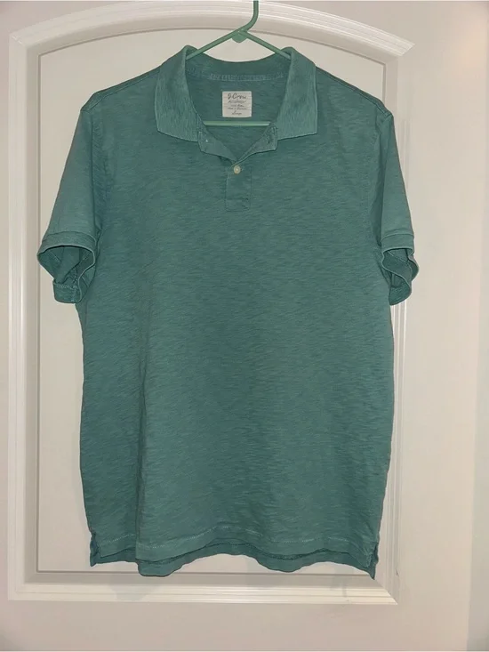 J. Crew Teal Short Sleeve Polo