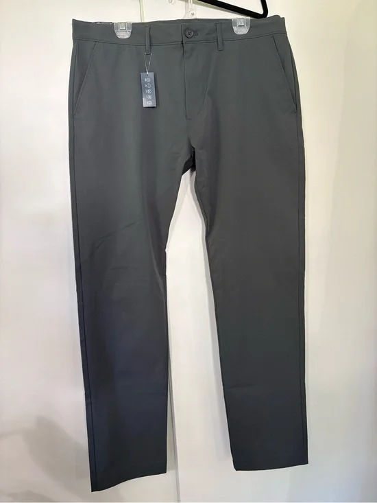 NWT J. Crew Men's W36/L34 Classic Straight Leg Slim Charcoal Chino Flex Pants