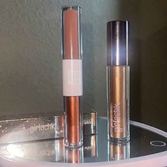 NIB🌸 Girlactik Metallic Eye Sparkle Shadow Glam + duo shadow