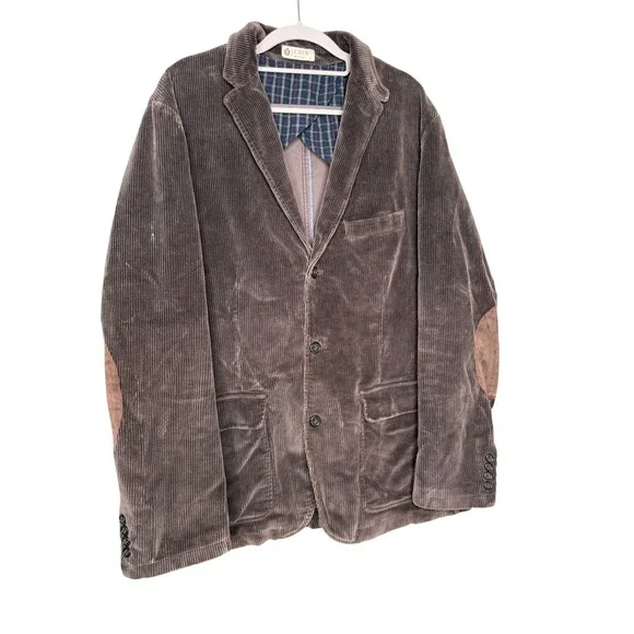 J.crew vintage brown corduroy elbow parches chore‎ coat blazer jacket