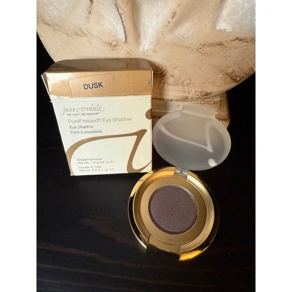 Jane Iredale PurePressed Eye Shadow‎ Single Dusk Brown Coffee Mocha 1.8g 0.06oz