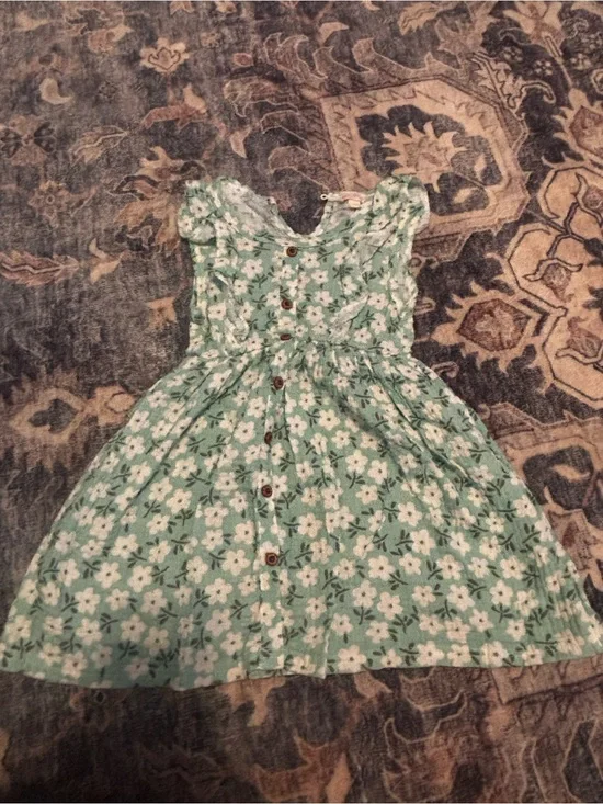dELiA*s Mint Green Floral Button-Front Dress