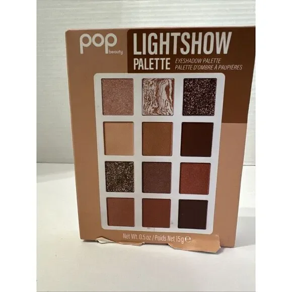 Pop Beauty‎ Lightshow Palette - Basic Eyeshadow Eye Makeup 12x Eye Shades