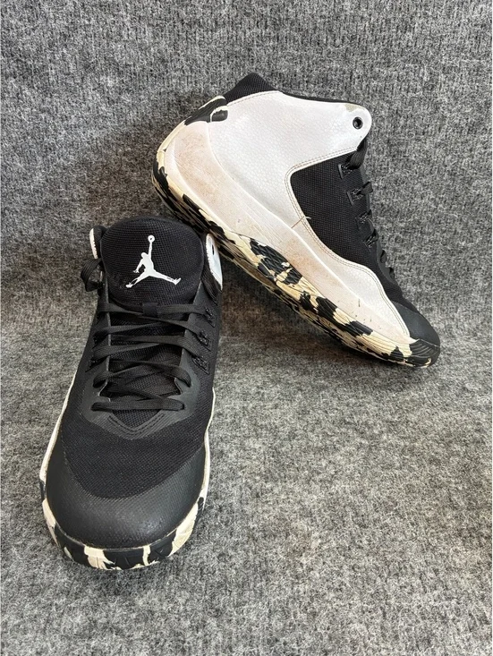 Nike 844066-010 Jordan Flight Speed Basketball Shoes Black White Size 11