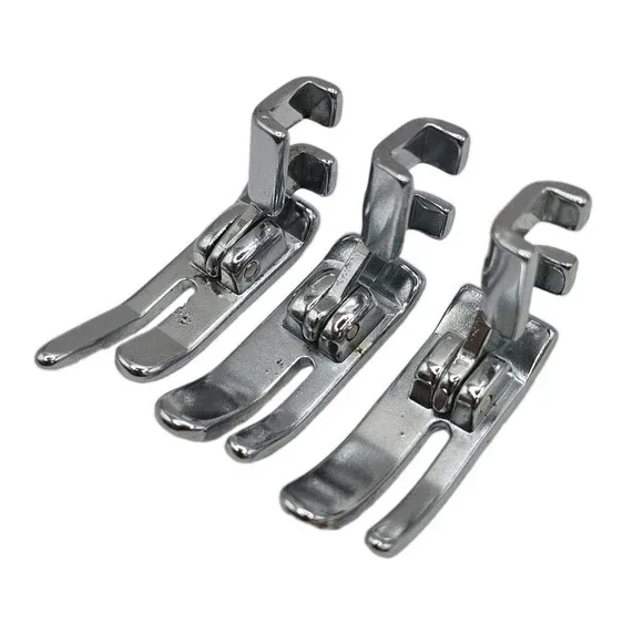 3 High Shank Hinged Presser Feet Lot Industrial Sewing Machine Straight Stitch