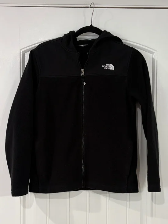 The North Face Youth Junior Large 14/16 black fleece Hoodie