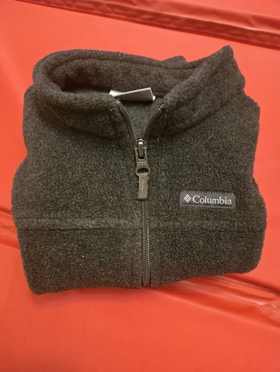 Columbia Toddler Charcoal Black Full-Zip Fleece Jacket
