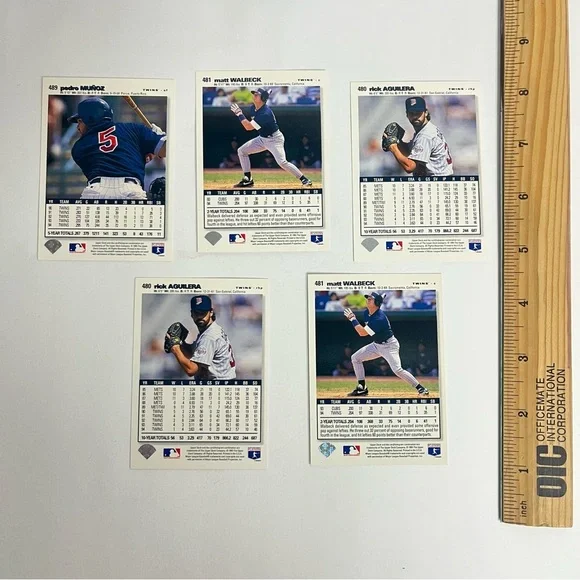 vintage 90s minnesota twins‎ baseball card lot crafting junk journal collecting
