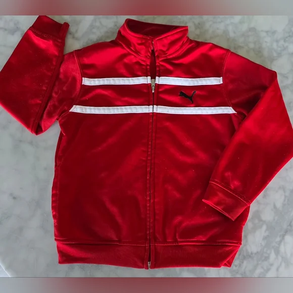 Puma Boys Toddler 5T Red Track Jacket‎
