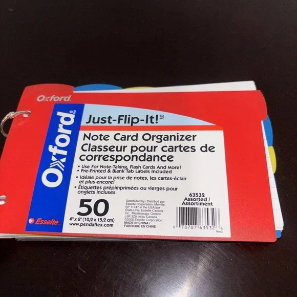 Oxford‎ Just Flip It Card Organizer