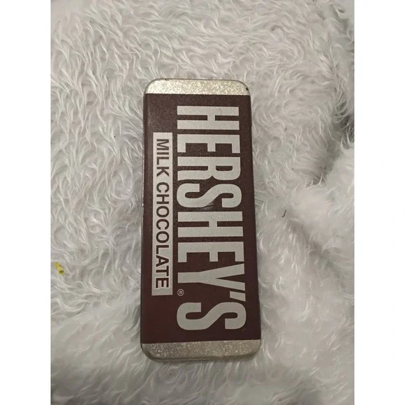 Hersheys Milk Chocolate Bar Tin Container‎ Collectible Storage Case