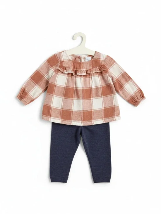 Baby Preloved Carter's Fall Flannel Set