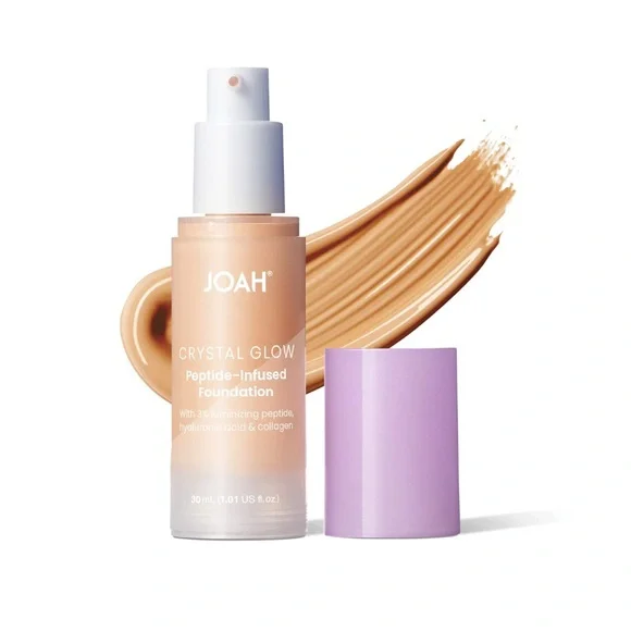 LN050‎ JOAH Crystal Glow Peptide-Infused Foundation - Light Medium Neutral