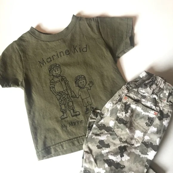 🇺🇸 Camo Tee & Pants