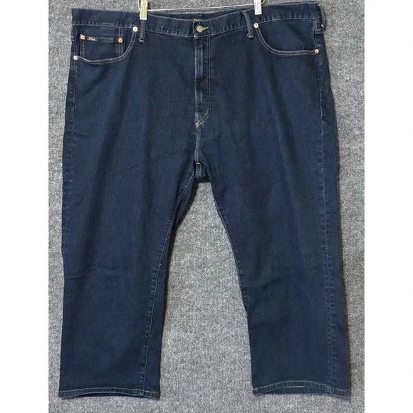 Polo by Ralph Lauren Men's Relaxed Fit Dark Indigo Jeans