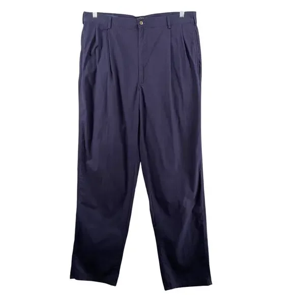 Polo‎ Ralph Lauren The Classic Golf Pant Mens 38x34 Blue Crest Logo Patch Preppy