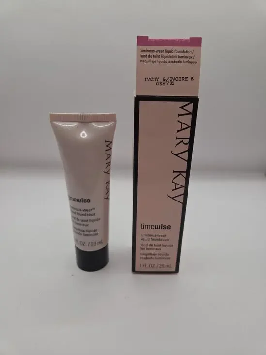 Mary Kay Timewise Luminous Wear Liquid Foundation IVORY 6 Normal To Dry 038702