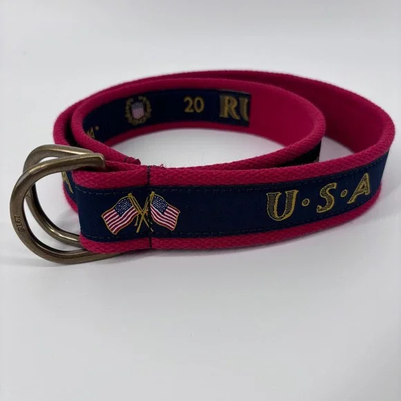 Polo Ralph‎ Lauren Olympic Team 2014 Web Belt Adj 40