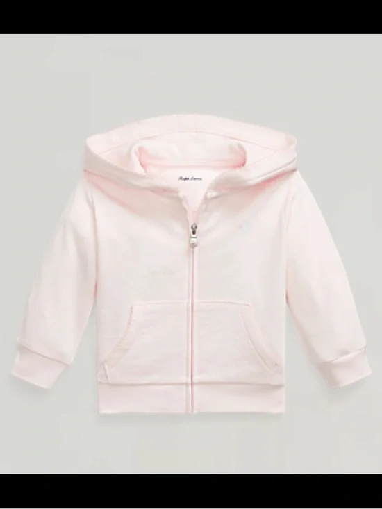 Polo by Ralph Lauren Baby Pink Zip Hoodie & Sweatpants