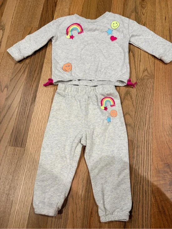 The Children’s Place baby girl matching sweat outfit