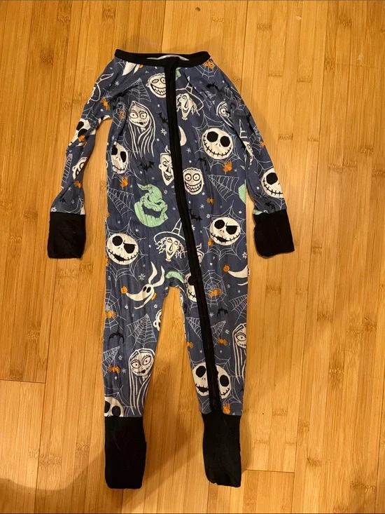 Little Sleepies Nightmare before Christmas zippie