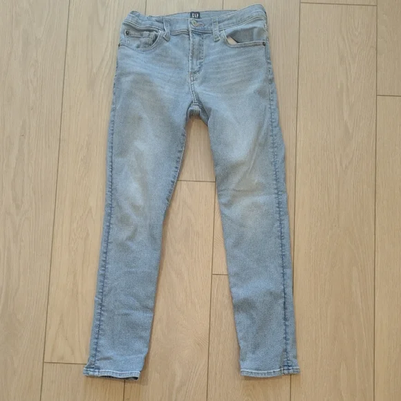 GAP‎ Boys Sky Blue Stretch  Skinny Jeans Size 12