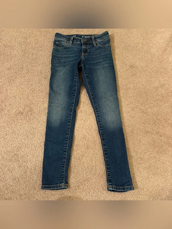 GAP kids size 7 slim Dark Blue super Skinny Jeans