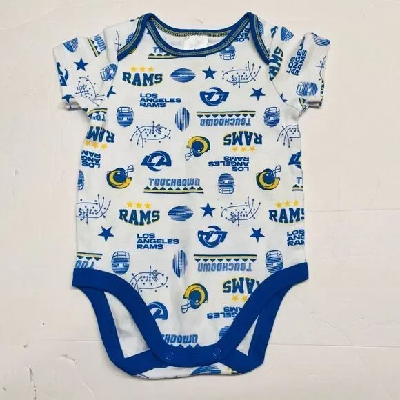 Team Apparel LA Rams Bodysuit   Boys 0-3 Months