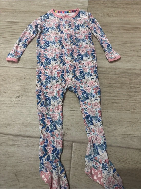 Magnetic Me Once and Floral Modal Magnetic Parent Favorite Footie 9-12 months