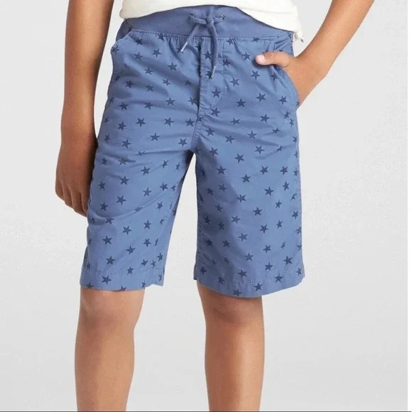 Gap‎ Kids Star Print Pull On Shorts Cotton Summer
